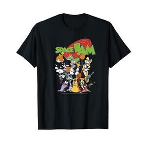 Space Jam Classic Group Alien Poster T-Shirt